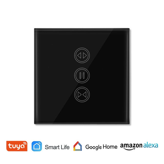Tuya Smart Life WiFi Vorhang Jalousie Schalter für Rollladen Elektromotor Google Home Alexa Echo Sprachsteuerung DIY Smart Home