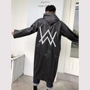 Fashion Logo Raincoat Women Rainwear Men Reflective Rain Coat Impermeable  Poncho Japan Waterproof Rain  cover Hooded