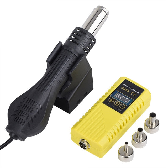JCD Hot air gun 8858 Micro Rework soldering station LED Digital Hair dryer for soldering 700W Heat Gun welding repair tools