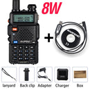 High Power 8W Baofeng UV-5R Walkie Talkie Dual Band Walkie FM Transceiver UV 5R Portable Two Way Radio UV5R Amateur Ham CB Radio