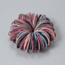 Nuevo 100 unids/lote bandas para el cabello niña Color caramelo banda de goma elástica banda para el cabello niño bebé diadema Scrunchie accesorios para el cabello para el cabello