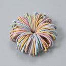 Nuevo 100 unids/lote bandas para el cabello niña Color caramelo banda de goma elástica banda para el cabello niño bebé diadema Scrunchie accesorios para el cabello para el cabello