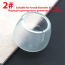 16 unids/lote de alfombrillas para patas de sillas de mesa, alfombrillas antideslizantes de silicona para patas de sillas y mesas, protección para pies, almohadillas de cubierta inferior, protectores de suelo de madera