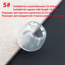 16 unids/lote de alfombrillas para patas de sillas de mesa, alfombrillas antideslizantes de silicona para patas de sillas y mesas, protección para pies, almohadillas de cubierta inferior, protectores de suelo de madera