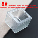 16 unids/lote de alfombrillas para patas de sillas de mesa, alfombrillas antideslizantes de silicona para patas de sillas y mesas, protección para pies, almohadillas de cubierta inferior, protectores de suelo de madera