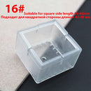 16 unids/lote de alfombrillas para patas de sillas de mesa, alfombrillas antideslizantes de silicona para patas de sillas y mesas, protección para pies, almohadillas de cubierta inferior, protectores de suelo de madera