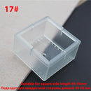 16 unids/lote de alfombrillas para patas de sillas de mesa, alfombrillas antideslizantes de silicona para patas de sillas y mesas, protección para pies, almohadillas de cubierta inferior, protectores de suelo de madera