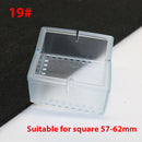 16 unids/lote de alfombrillas para patas de sillas de mesa, alfombrillas antideslizantes de silicona para patas de sillas y mesas, protección para pies, almohadillas de cubierta inferior, protectores de suelo de madera