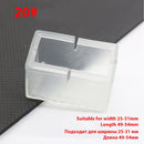 16 unids/lote de alfombrillas para patas de sillas de mesa, alfombrillas antideslizantes de silicona para patas de sillas y mesas, protección para pies, almohadillas de cubierta inferior, protectores de suelo de madera