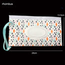Snap Strap Portable Baby Wet Wipes Box Wipes Container Eco-friendly Easy-carry Clamshell Cosmetic Cleaning Wipes Cases 23*13.5CM