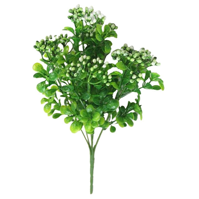 New Artificial Shrubs Creative Decorative Artificial Plant Ferns Simulation Plant Plastic Flower Fern Wall Material Accessories