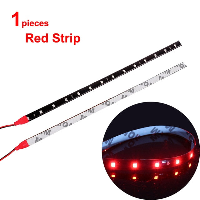 1x 30CM 15 SMD Car LED Strip Light Car Styling interior decorative Atmosphere Lamps exterior modification Ambient Light DRL