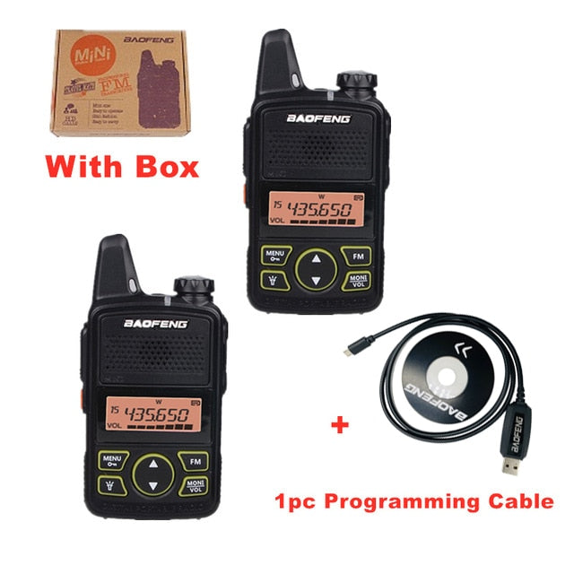 Mini-Funkgerät Baofeng BFT1 Walkie Talkie T1 Tragbares Amateurfunkgerät HF-Transceiver BF-T1 Handliches UHF-Funkgerät für Kinder
