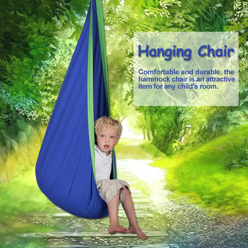 Home Kinder-Hängemattenstuhl Kinder-Fallschirm-Stoffschaukel Outdoor Indoor Hängemattensitz
