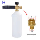 Espuma de jabón de alta presión, lanza de espuma para nieve, cañón de espuma, pistola de espuma, boquilla para limpieza de coches, generador de espuma para lavado de coches Karcher