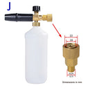 Espuma de jabón de alta presión, lanza de espuma para nieve, cañón de espuma, pistola de espuma, boquilla para limpieza de coches, generador de espuma para lavado de coches Karcher