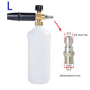 Espuma de jabón de alta presión, lanza de espuma para nieve, cañón de espuma, pistola de espuma, boquilla para limpieza de coches, generador de espuma para lavado de coches Karcher