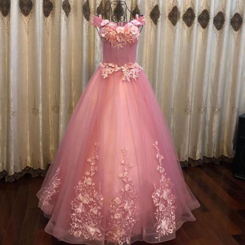 Quinceanera Kleider schulterfrei Party Prom Luxus Spitze bodenlangen Ballkleid Vintage Vestidos De 15 Anos Quinceanera Kleid