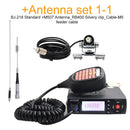 Baojie BJ-218 Mini Mobile Radio 20km 25w Dual Band VHF / UHF Walkie Talkie 136-174mhz 400-470mhz bj218 Transceiver Station
