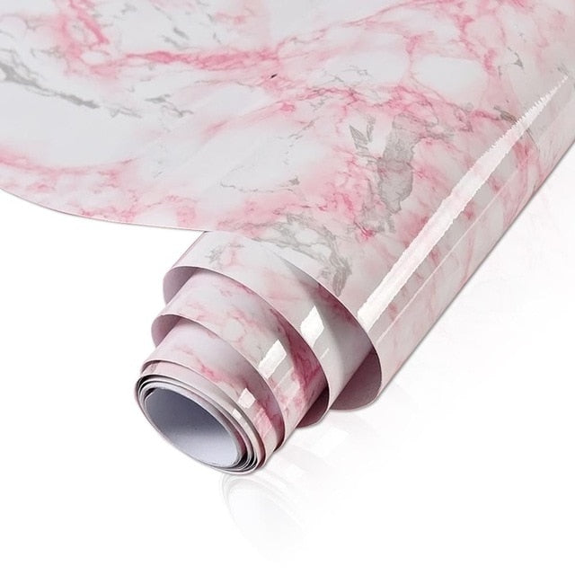 Papel pintado de mármol impermeable a prueba de aceite papel de Contacto pegatinas de pared PVC autoadhesivo baño cocina encimera mejora del hogar