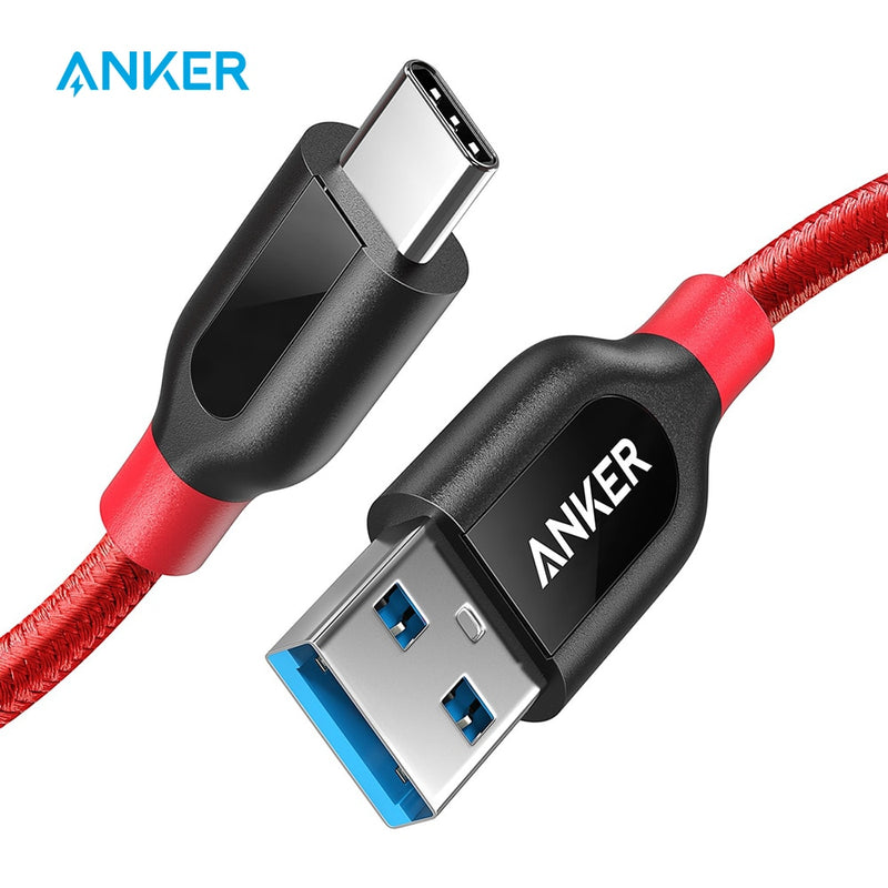 Anker Powerline+ USB C to USB 3.0 Cable ,USB Type C Cable ,High Durability for Samsung iPad MacBook Sony  LG HTC Xiaomi 5 etc