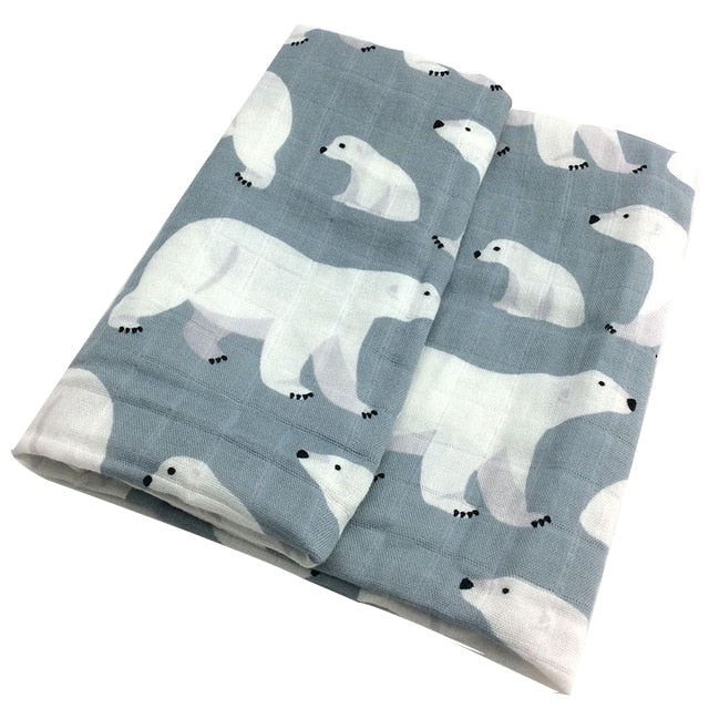 New Cotton Baby Blankets Newborn Soft Organic Cotton Baby Blanket Muslin Swaddle Wrap Feeding Burp Cloth Towel Scarf Baby Stuff