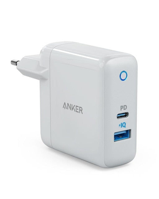 Anker USB C Charger, PowerPort Speed+Duo Wall Charger with 30W Power Delivery Port for iPhone,iPad Pro,MacBook,Galaxy and more