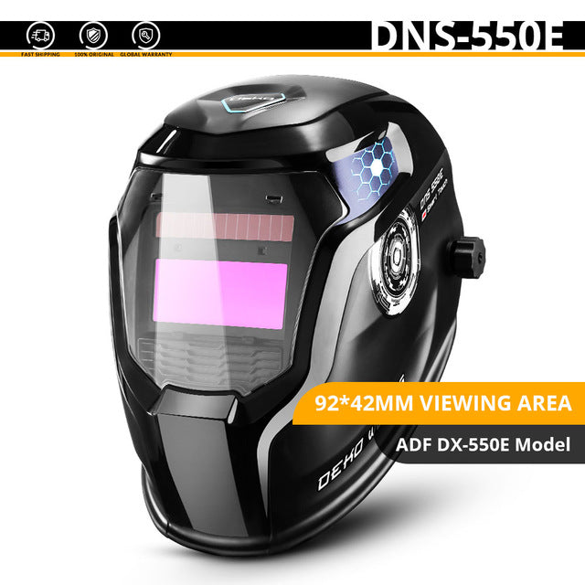 DEKO Skull Solar Auto Darkening Einstellbarer Bereich 4/9-13 MIG MMA Elektrische Schweißmaske Helm Schweißlinse für Schweißmaschine