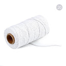 100m Natural Jute Baker Twine Burlap String Hemp Rope Party Wedding Gift Wrapping Cords Thread DIY Scrapbooking Florists Craft