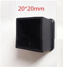 4pcs square silicone chair leg caps Non-slip Table Foot dust Cover Socks Floor Protector pads pipe plugs furniture leveling feet