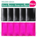 Gold/Rose Gold/Laser Silver/Dark Red/Purple/Rose Red Aluminum Foil Bubble Mailer CD/Eyelash Packaging Shipping Padded Envelopes