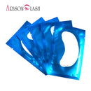 50/100 par/lote de parches para extensiones de pestañas, almohadillas para los ojos, parches de papel, pegatinas rosas sin pelusa para pestañas postizas