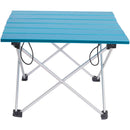 Portable Light Weight Aluminum Alloy Outdoor Folding Table For Camping Beach Backyards BBQ Party Size 40x34.5x29cm