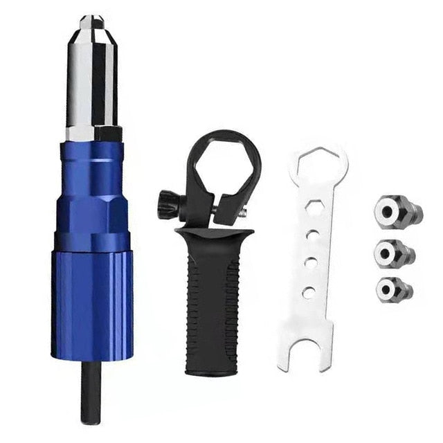 Elektrische Nietpistole 2,4 mm-4,8 mm Nietmuttern-Bohrer-Adapter Akku-Nietwerkzeug Insert Nut Pull Rivet Tool