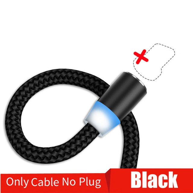 Round Magnetic Cable plug Type C Micro USB C 8 pin Plugs Fast Charging Adapter Phone Microusb Type-C Magnet Charger Plug