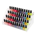 Acrylic Nail Polish Display Organizer 2-3-4-5-6-7 Layer Manicure Cosmetics Jewelry Display Stand Holder Clear Acrylic Makeup Box