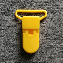 5pcs 25mm Plastic Baby Pacifier Chain Transparent Pacifier Clips Soother Holder For Baby Pacifier Nipples Holder Round Clamp