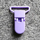 5pcs 25mm Plastic Baby Pacifier Chain Transparent Pacifier Clips Soother Holder For Baby Pacifier Nipples Holder Round Clamp