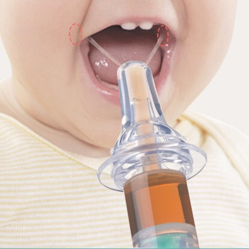 Baby Kinder intelligenter Medikamentenspender Needle Feeder Squeeze Medicine Dropper Dispenser Schnuller Fütterungsutensilien Babyzubehör