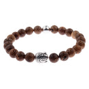Heiße Männer Natürliche Holzperlen Kreuz Armbänder Onyx Meditation Gebetskette Armband Frauen Holz Yoga Schmuck Homme