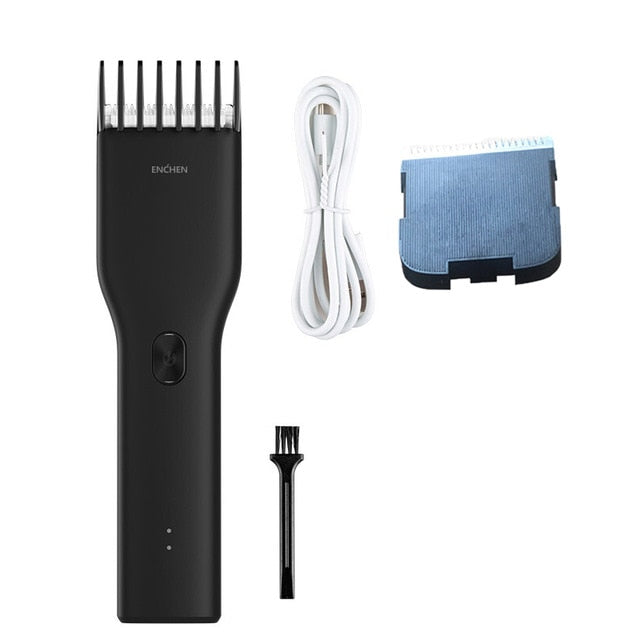 ENCHEN Boost USB Elektrische Haarschneidemaschine Trimmer Für Männer Erwachsene Kinder Kabellose Wiederaufladbare Haarschneidemaschine Professionelle