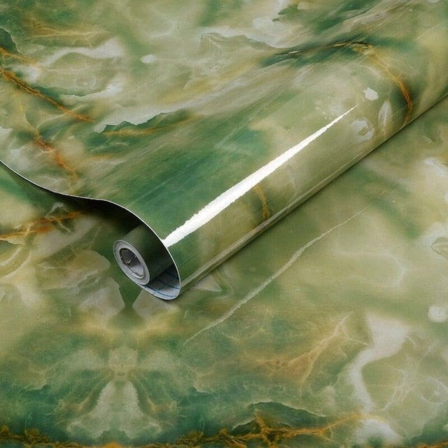 60cmx10M Küche PVC Wandaufkleber Marmor Arbeitsplatte Aufkleber Badezimmer selbstklebende wasserdichte Tapete