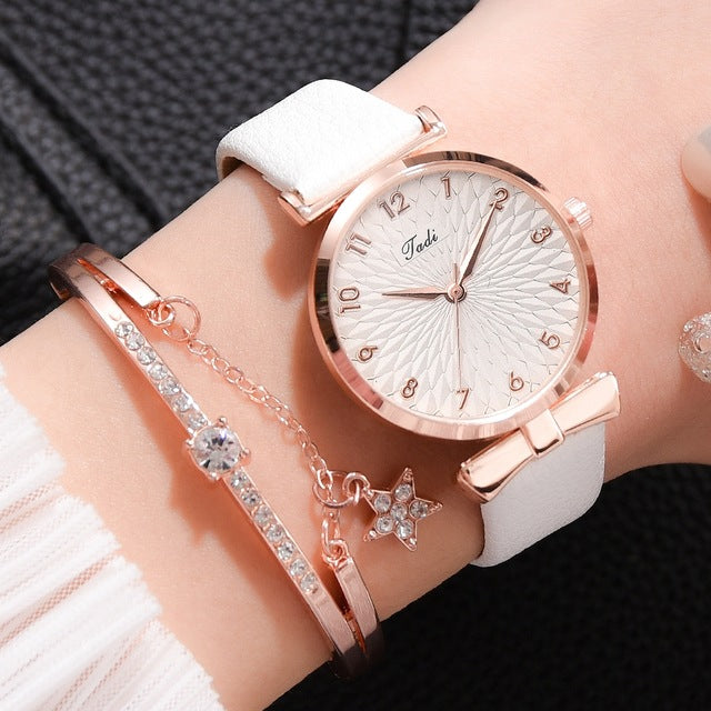 Luxus Frauen Armband Quarz Uhren für Frauen Magnetuhr Damen Sport Kleid Rosa Zifferblatt Armbanduhr Uhr Relogio Feminino