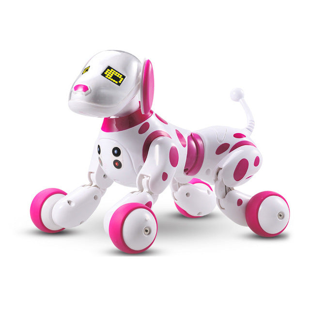 Programable 2,4G Control remoto inalámbrico animales inteligentes juguete robot perro control remoto juguetes niños juguetes electrónicos робот собака
