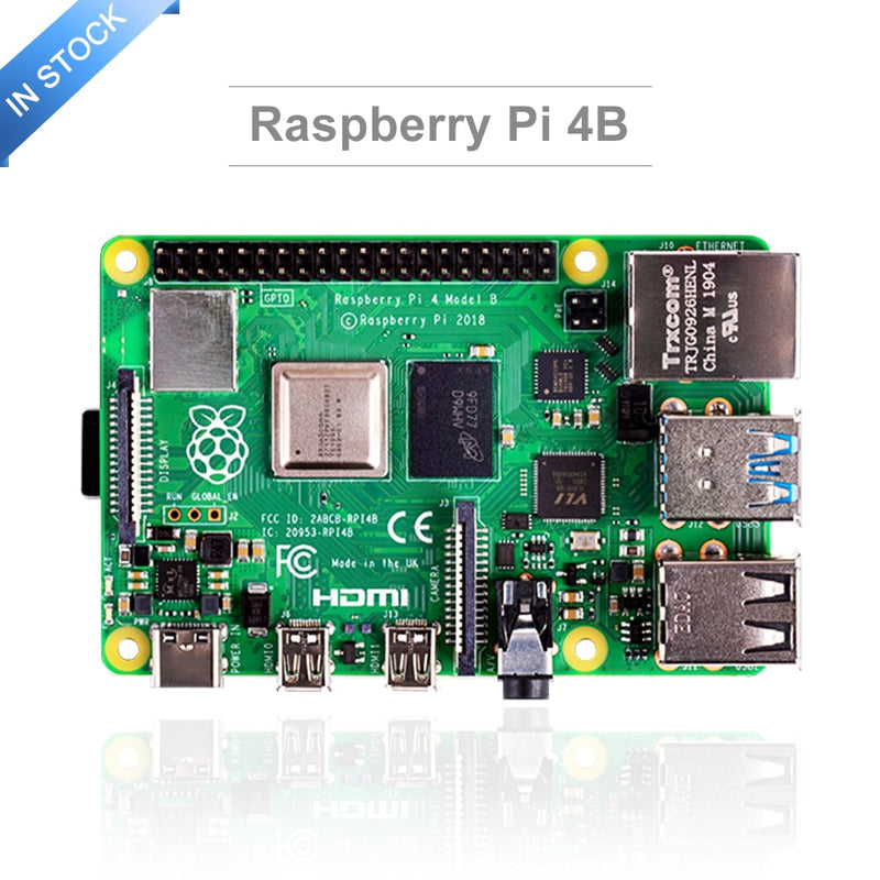 Neuestes Raspberry Pi 4 Modell B mit 2/4/8 GB RAM Raspberry Pi 4 BCM2711 Quad Core Cortex-A72 ARM v8 1,5 GHz Speeder als Pi 3B