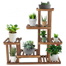 Multi-Tier Blumen Pflanzenhalter Ständer Rack Holz Pflanzenständer Balkon Garten Blumen Pflanzenständer Bonsai Display Regal