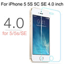 Tempered Glass For iPhone X XS MAX XR 4 4s 5 5s SE 5c Screen Protective Film For iPhone 6 6s 7 8 Plus X 11 12Pro Glass Protector