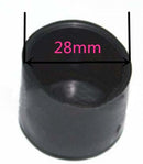 4pcs PVC Chair Leg Caps Round Non-slip Table Foot Dust Cover Socks Floor Protector Pads Pipe Plugs Furniture Leveling Feet