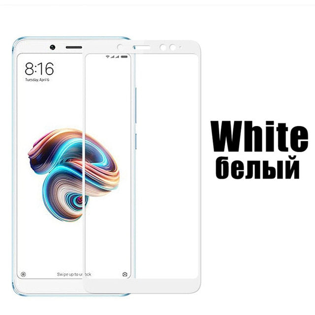 9D Full Cover Tempered Glass For Xiaomi Redmi Note 5 Global version Screen Protector for Redmi Note 5 Pro Note5 Protective Film