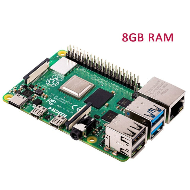 Neuestes Raspberry Pi 4 Modell B mit 2/4/8 GB RAM Raspberry Pi 4 BCM2711 Quad Core Cortex-A72 ARM v8 1,5 GHz Speeder als Pi 3B